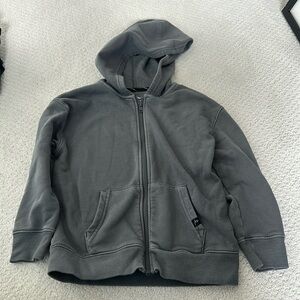 Art class charcoal gray zip up hoodie boys size xs 4/5